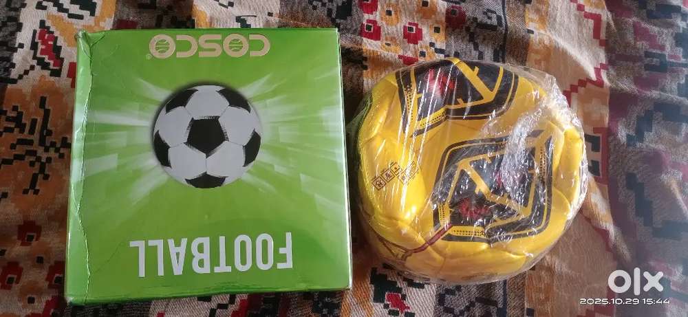 Brand new football with box pack and Cosco company best condition