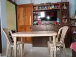 Plastic table with 2 chair