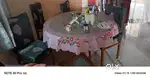 Teak Wood Dining Table with Four Chairs