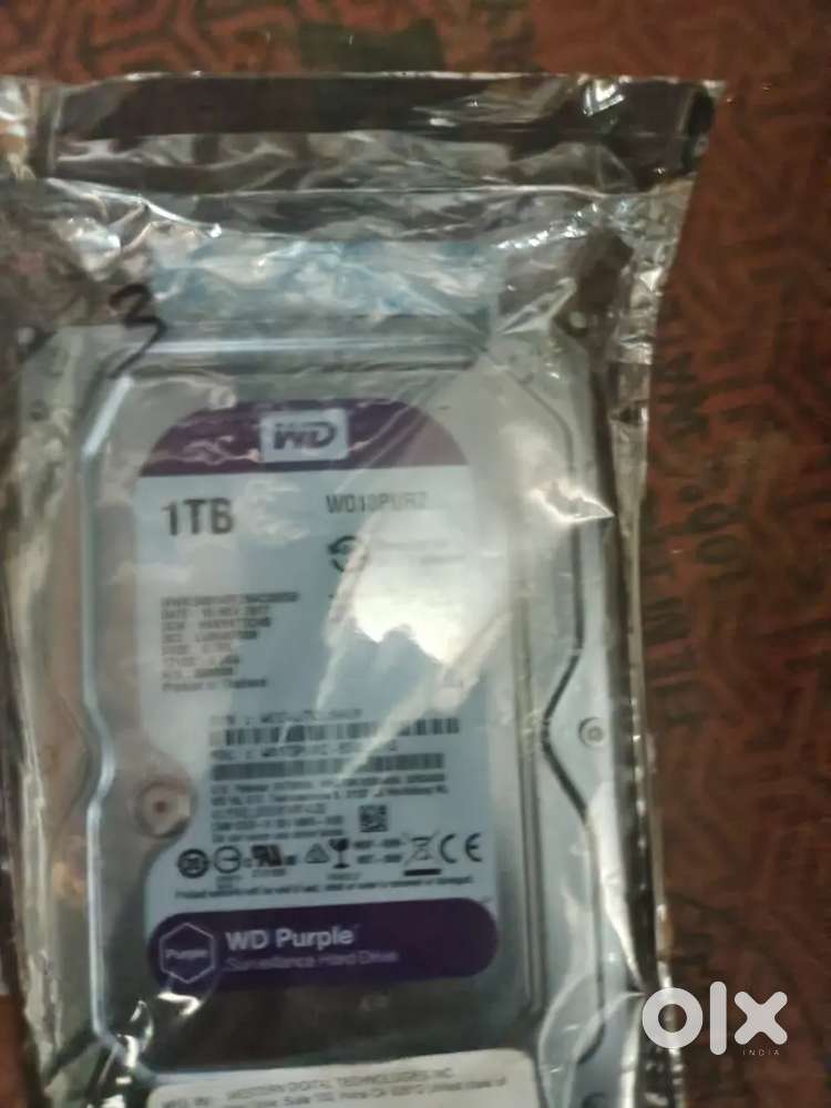Computer wd purple surveillance hard drive 1 TB
