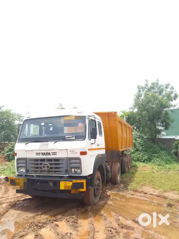 Tata 4018 model 2019 paper complete  tip trailor