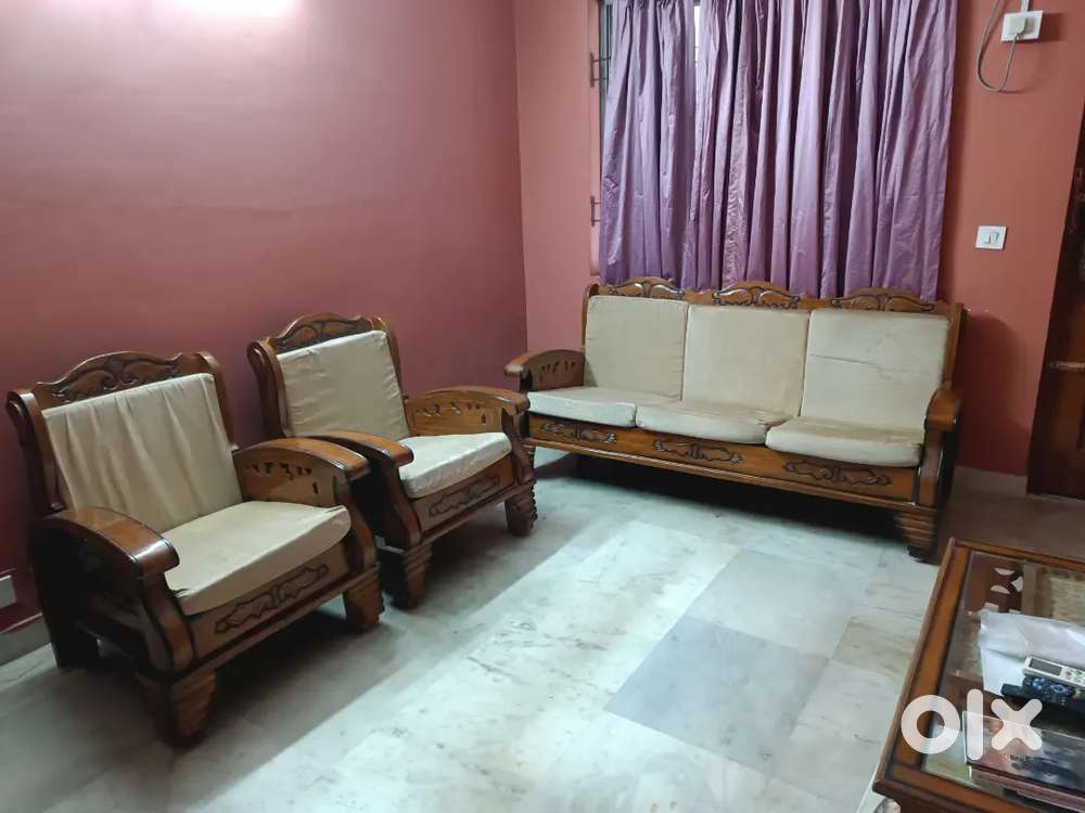 Five seater Sofa and Dining set (4 seater) for sale.