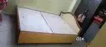 Double bed with mattress