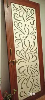 Two Lazer cutting doors