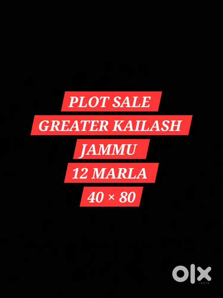 12 Marla plot greater Kailash Jammu