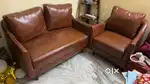 Sofa Set (2+1 Seaters along with large size cushions)