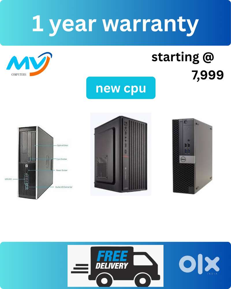 full Set @ Low Price  CPU - Branded Intel  Ram - 8GB DDR3