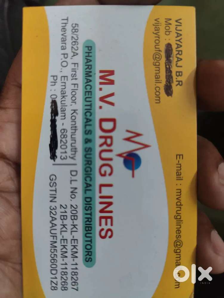 Field excutive for pharmaceuticals distribution