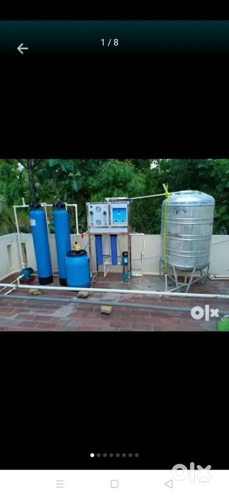 Ro drinking water plant sale
