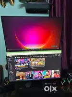 Dual Monitor Setup with Stand – Perfect for Work & Gamingj