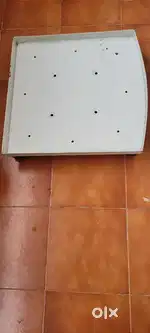 Washing machine iron stand with wheels