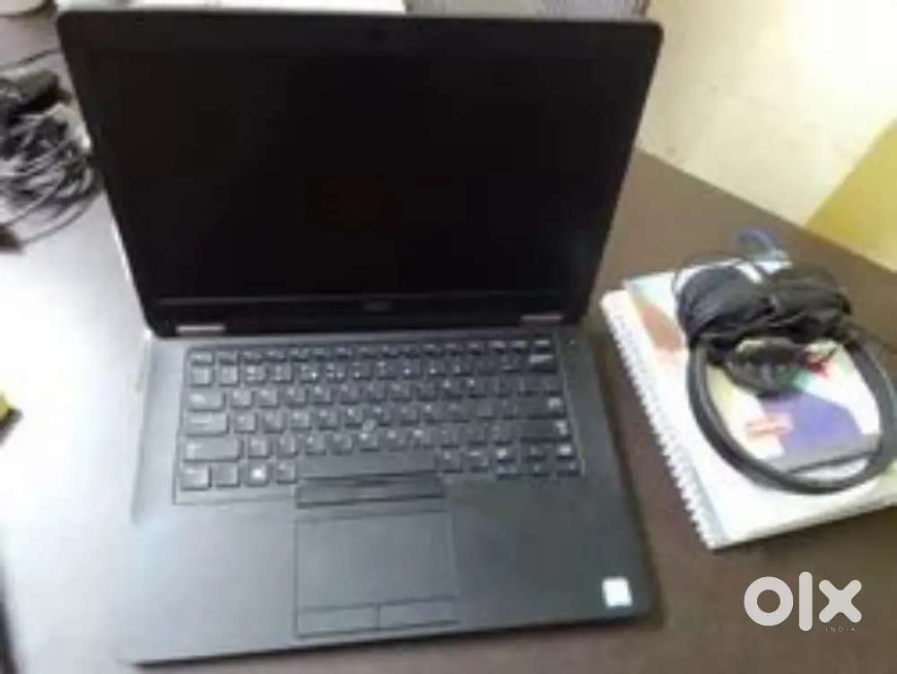 Fancy and stylish laptop used rear