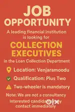 WANTED COLLECTION EXECUTIVES