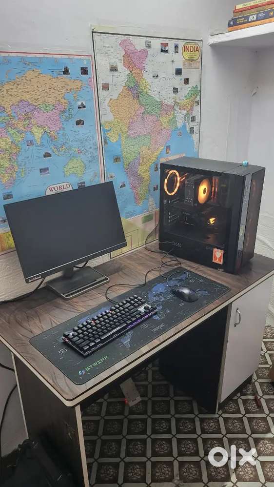 Gaming computer CPU ,monitor, keyboard mouse also added
