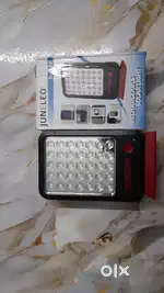Rechargeable led light with solar