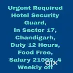 5 Star Hotel Security Guard Job Chandigarh 80