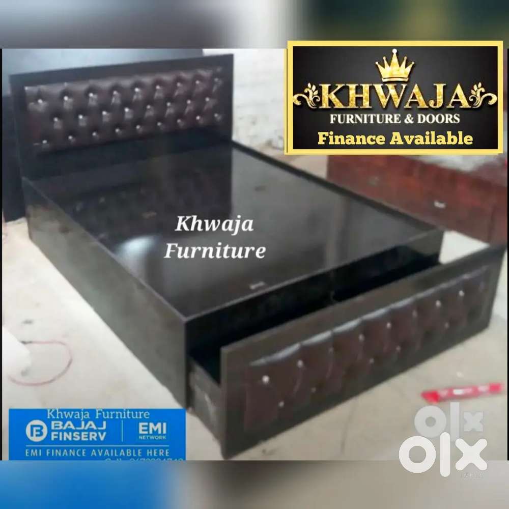 Khwaja Furniture. Designer Traully Bed (Bajaj finance Available)