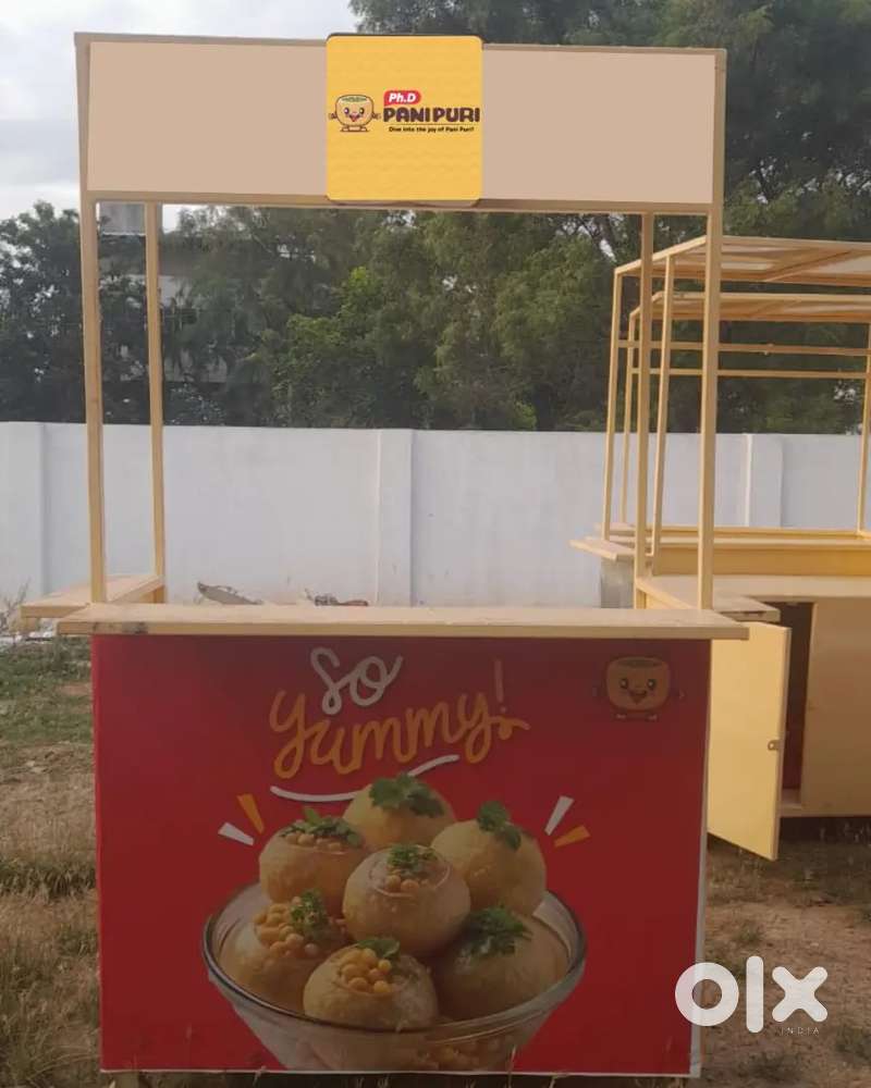 Wanted Pani puri stall with counter