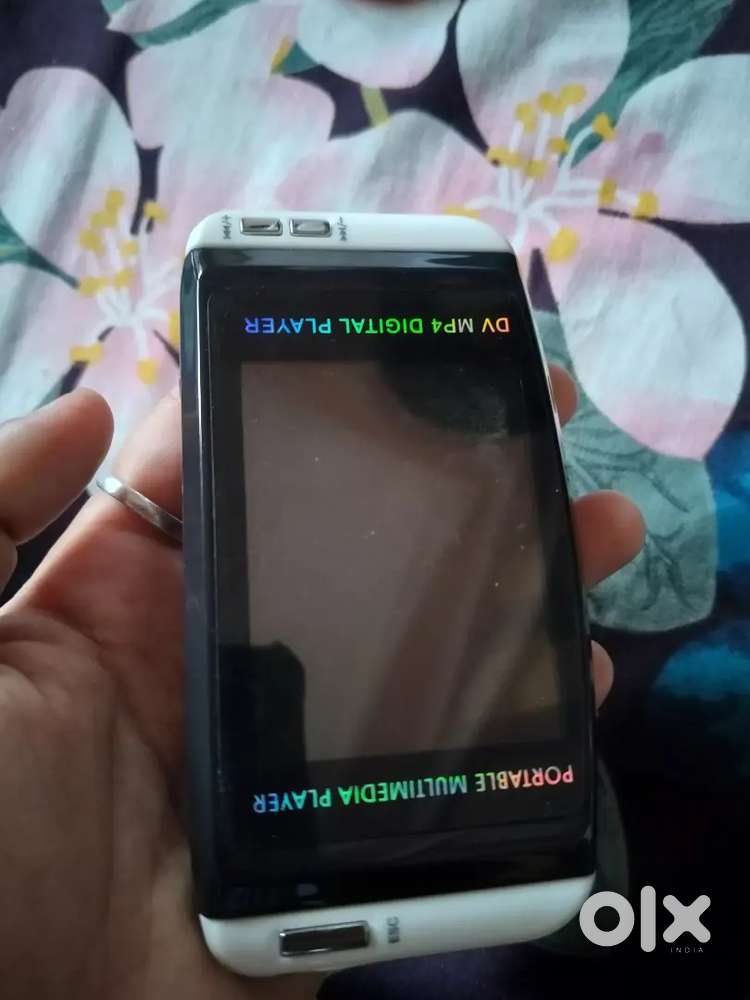 Portable multimedia player slide panel