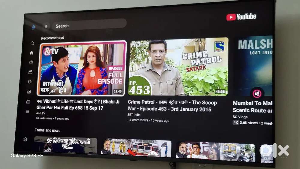 55 inch smart TV with magic remote in best running condition