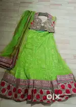 Neon green lehenga @1000 only
