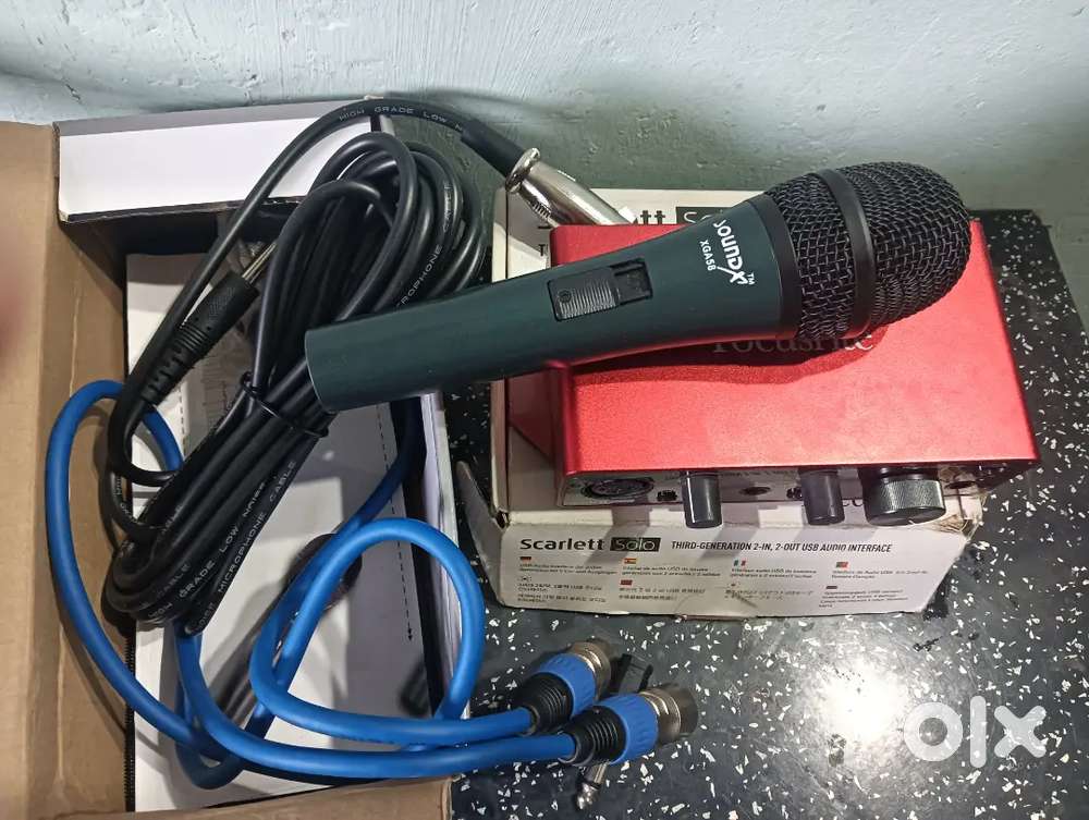 Audio interface with Microphone