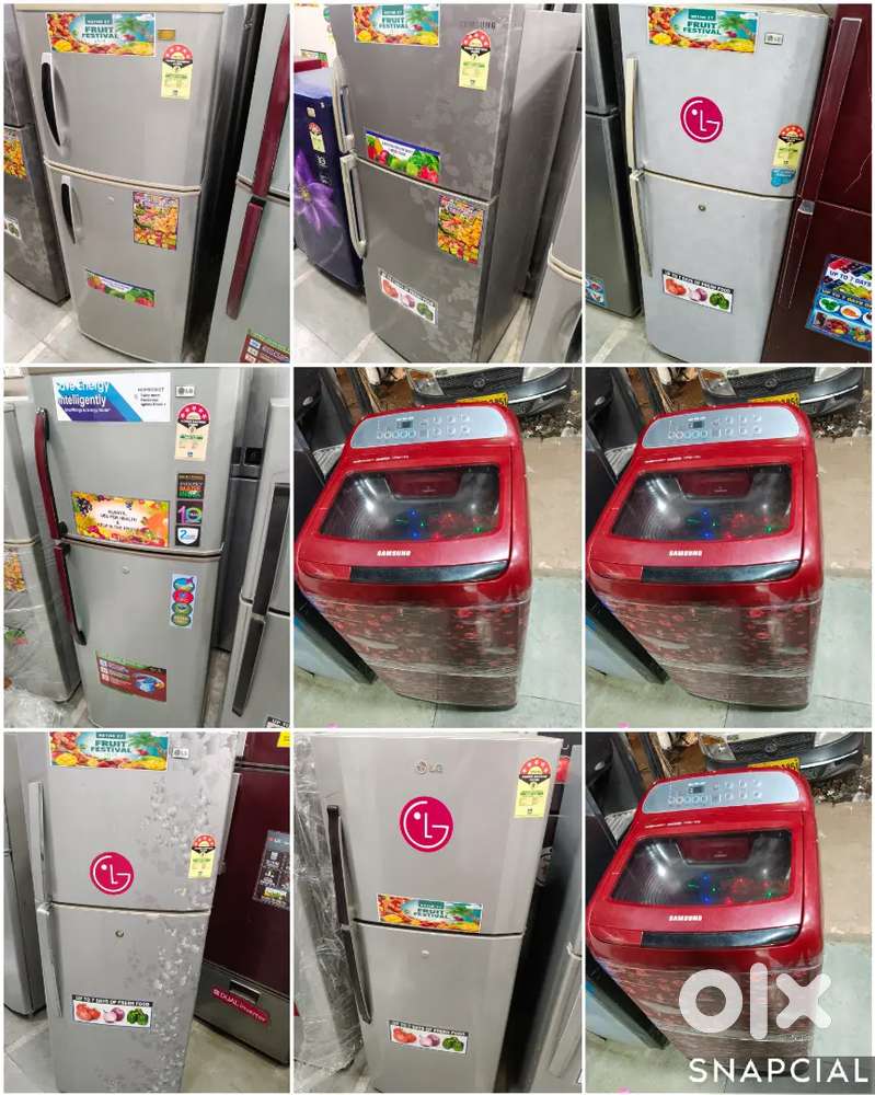 5 YEAR WARRANTY_ FREE SHIPPING_ REFRIGERATOR LESS USED