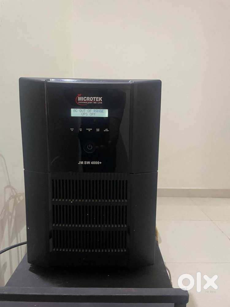 Microtek JSW 4000+ UPS with 4 batteries