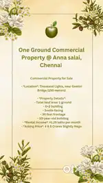 Commercial building  sales anna salai 6.5cr