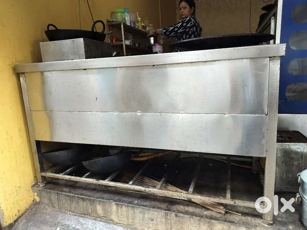 Commercial stainless steel gas oven