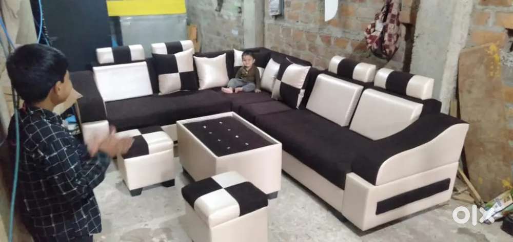 L CORNER SOFA SET L SHAPE