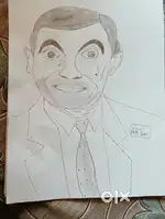 Drawing of Mr bean