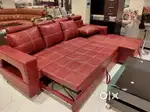 English l shape sofa cum bed emi available Aliyar Arham Recliner