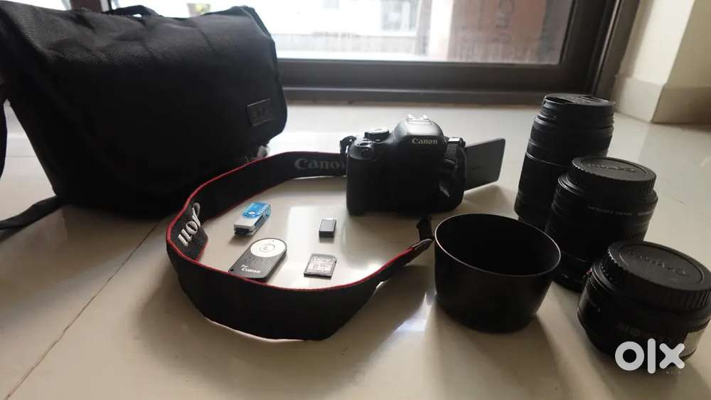 Cannon 600d & 3 Lenses