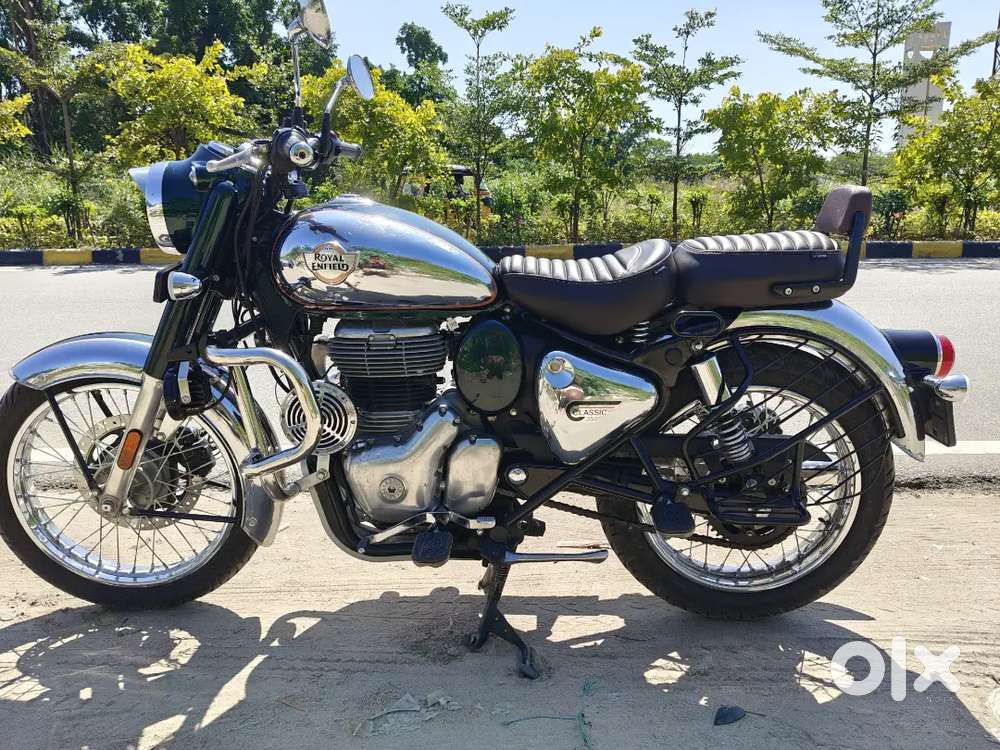 RE Classic 350 Reborn Emerald Green chrome