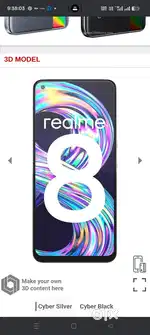 Realme 8 Smart Android Mobile Phone 8GB Ram & 128GB Rom