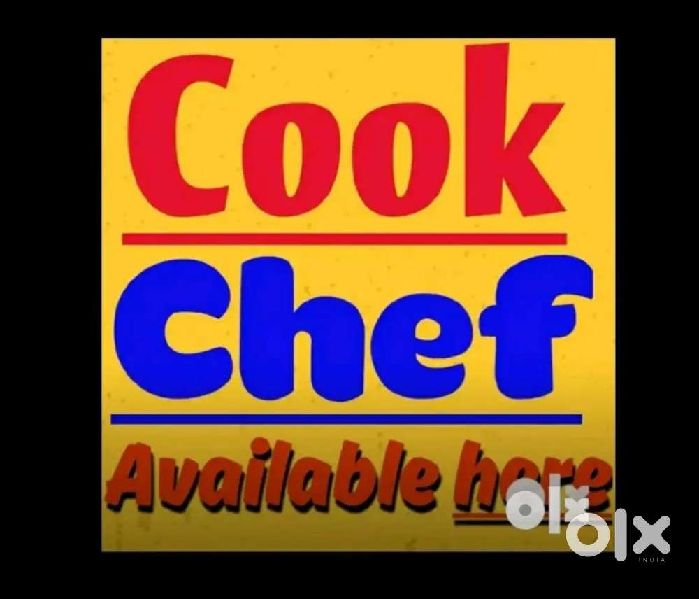 South Indian Cook helper continental cook waiter captain counter staff