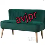 New two seater cafe furniture restaurant sofa office sofa