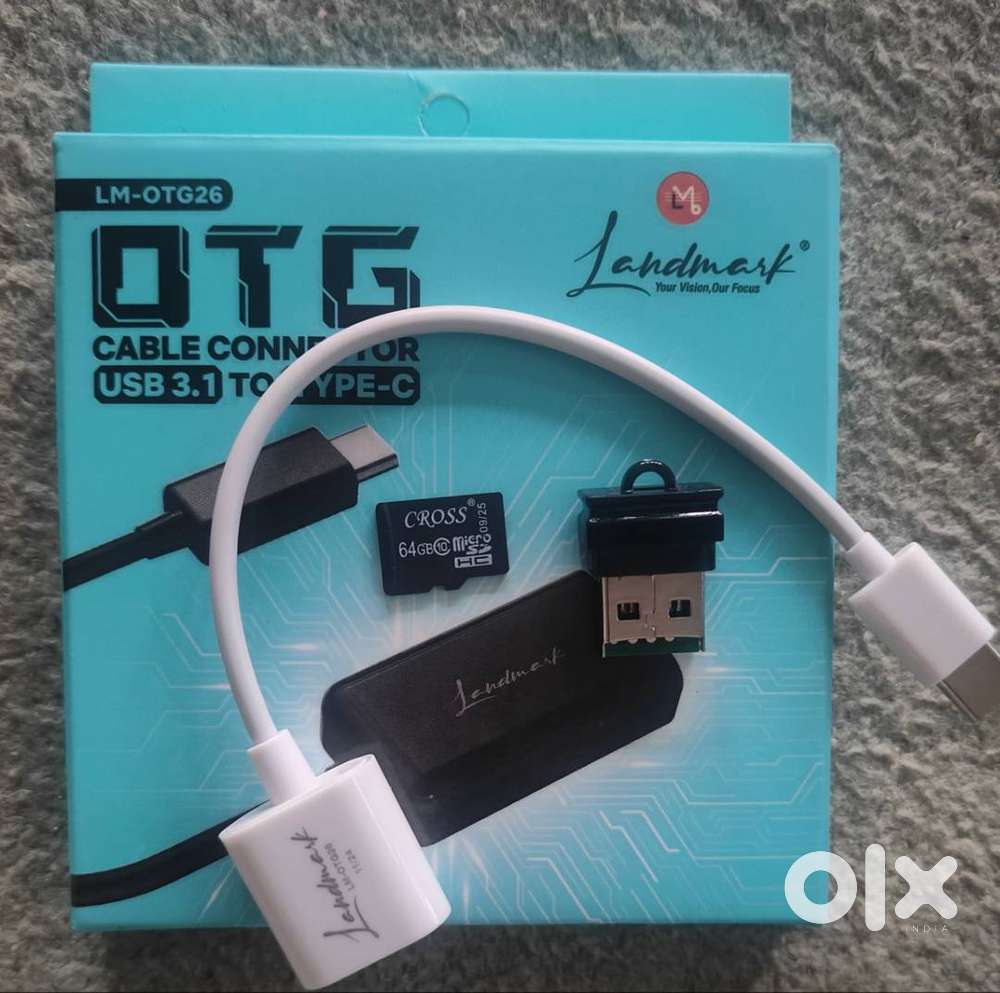 64GB Memory Card + Card Reader + Type-C OTG (Brand New Combo)