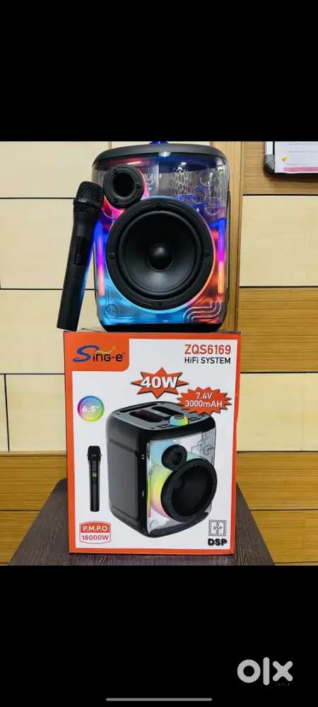 40w speeker with wireless mic