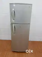 SAR111#@•¥`• LG SILVER USED REFRIGERATOR DOUBLE DOOR FREE DELIVERY