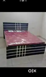 Brand new queen size bed without storage with mattress in wholesale