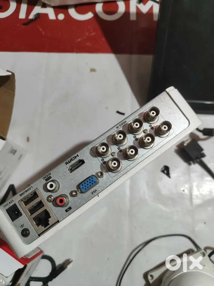 Hikvision 8CH DVR + CP PLUS & Dahua 2MP Dome Cameras + 1TB HDD