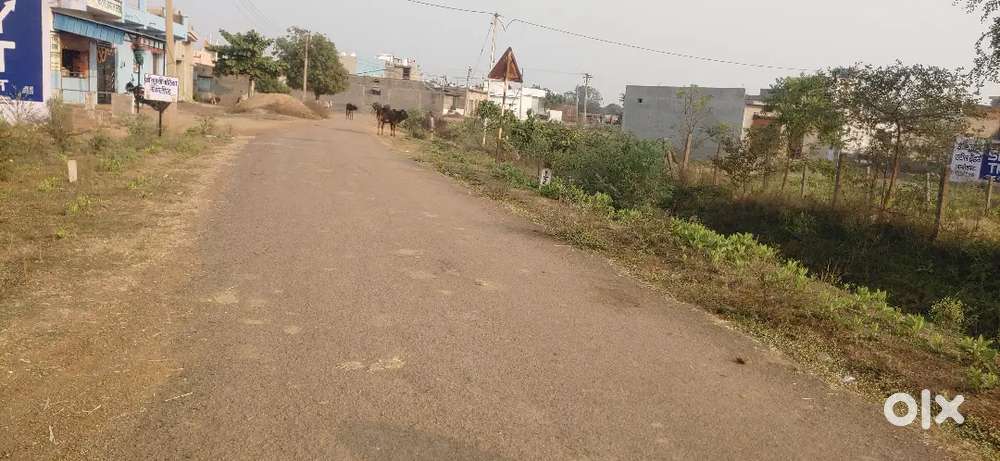 कोपेडीही से सांकरा डामर रोड से लगा कॉर्नर प्लॉट दुकान,मकान,उत्तम जमीन