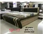 20 years guarantee pure wooden box wala bed