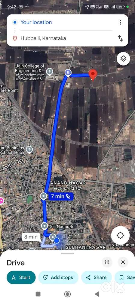 Saingar hebli road unkaJain college opposite 3 ecar