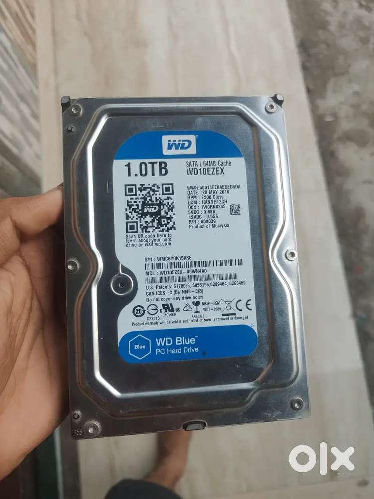 WD blue 1TB pc hard drive