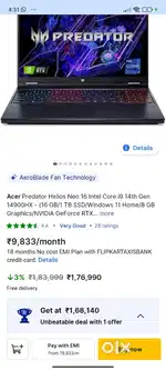 Acer Predator Helios Neo 16