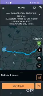 Bike and van delivery