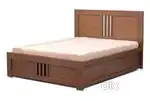 Today special buy new double bed with box -6490/-EMI on bajaj